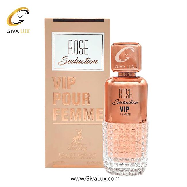  ادو پرفیوم  زنانه الحمبرا اورجینال مدل Alhambra Rose Seduction VIP | رز سدکشن وی ای پی رایحه مشابه کارولینا هررا 212 وی ای پی رز حجم  100 میل